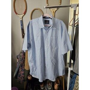 Wrangler George Strait Short Sleeve Shirt XXL Button Down Blue